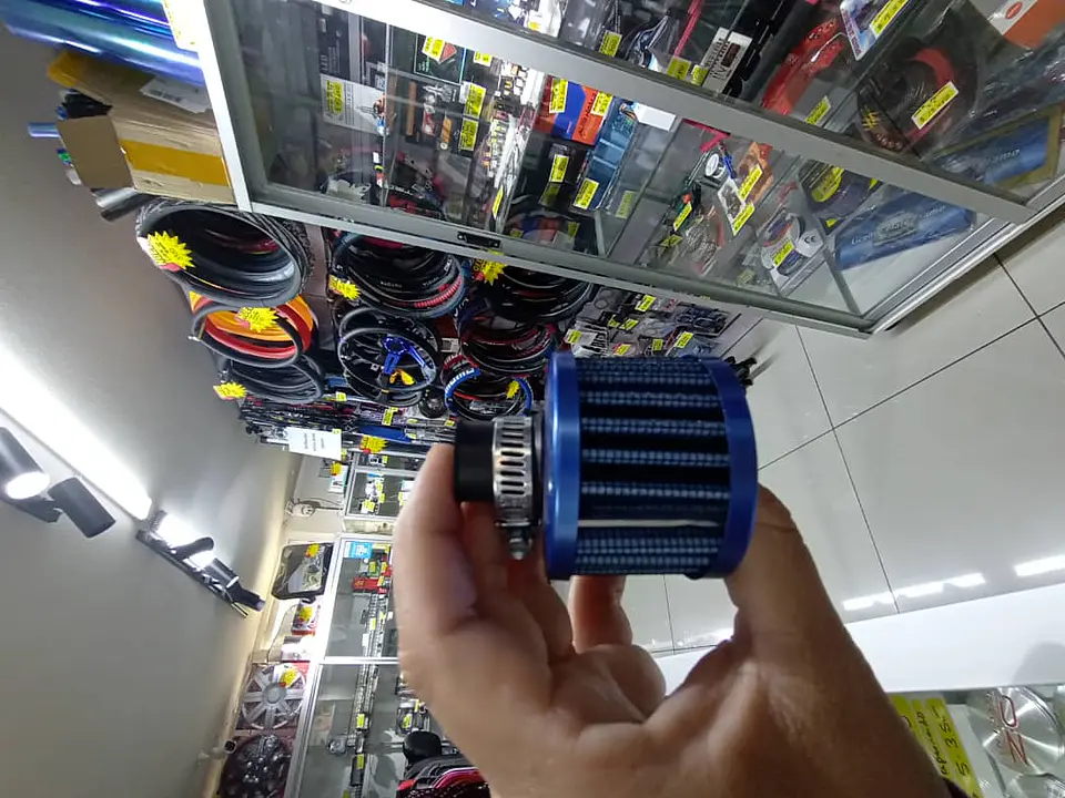 Mini Filtro de aire de inducción Universal de alto flujo frio para 25