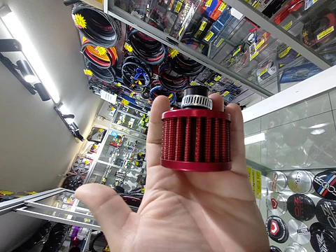 Mini Filtro de aire de inducción Universal de alto flujo frio para