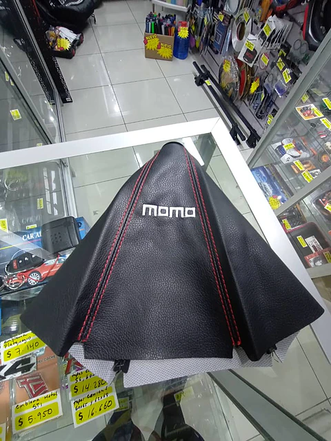 Forro funda fuelle collarín para palanca de cambios universal Momo