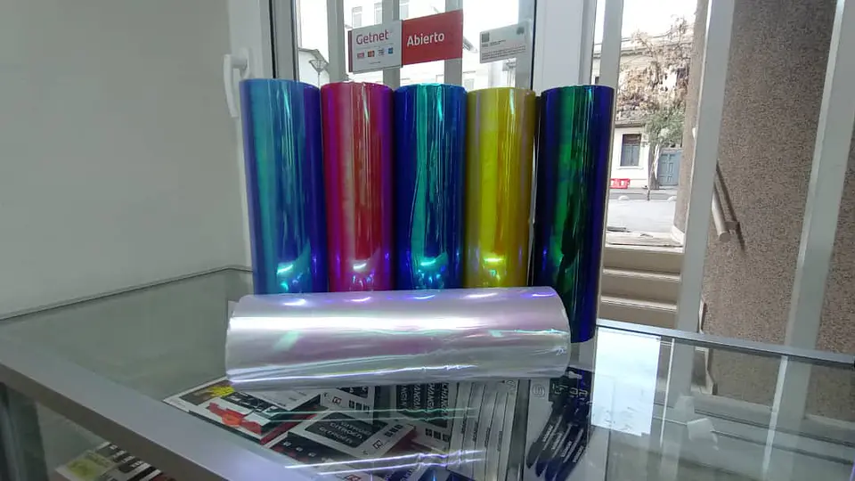 Vinilo adhesivo decorativo tunnig para focos de autos 1mtr x 30cm 2