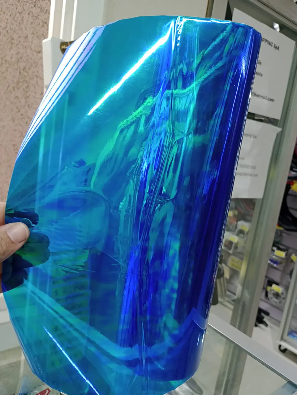 Vinilo adhesivo decorativo tunnig para focos de autos 1mtr x 30cm 12