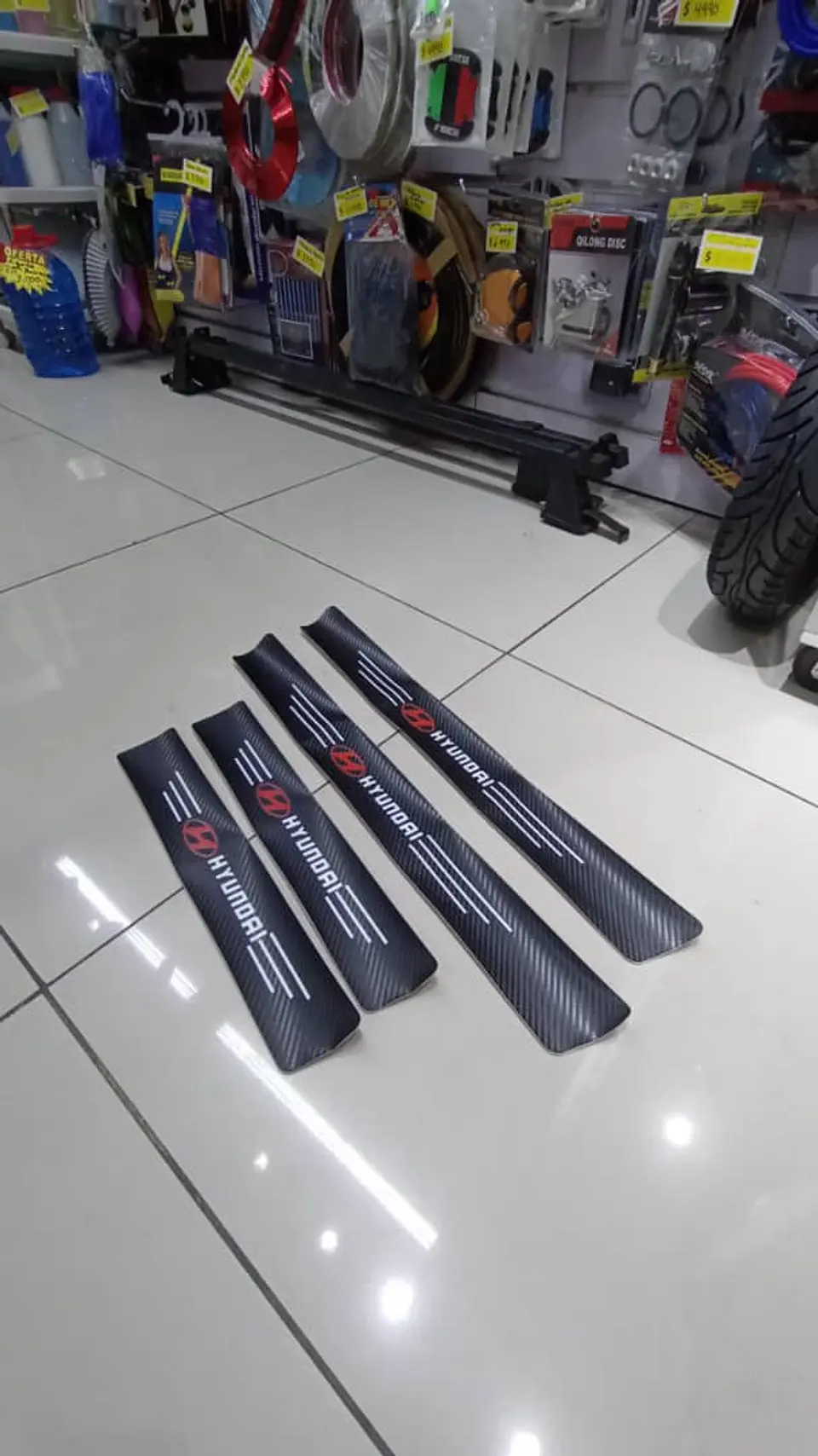 Set De 4 zócalos Para Las Cuatro Puertas del auto Hyundai 9