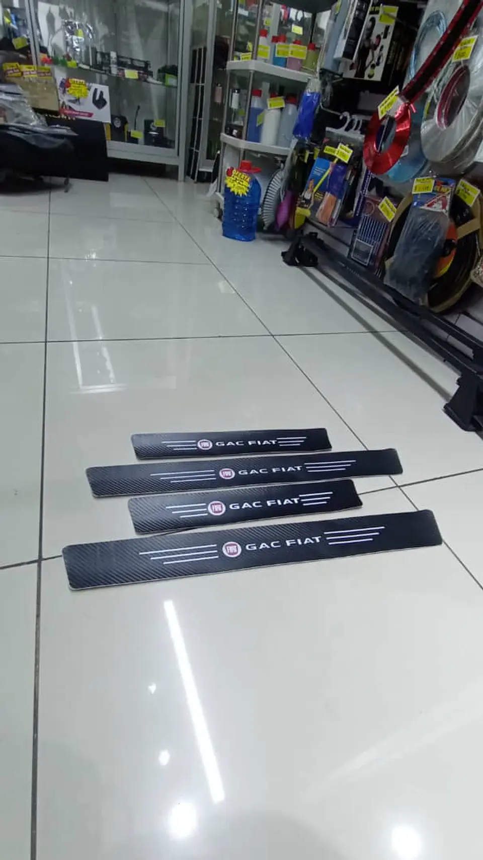 Set De 4 zócalos Para Las Cuatro Puertas del auto Fiat 4