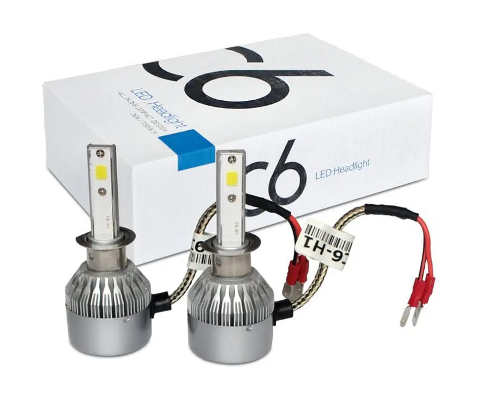 Ampolletas Turboled 7600lm 72watt modelos H1 2