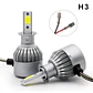 Ampolletas Turboled 7600lm 72watt modelos H3 - Miniatura 1
