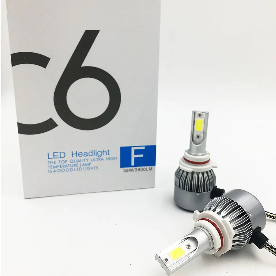 Ampolletas Turboled 7600lm 72watt modelos 9005 9006 2