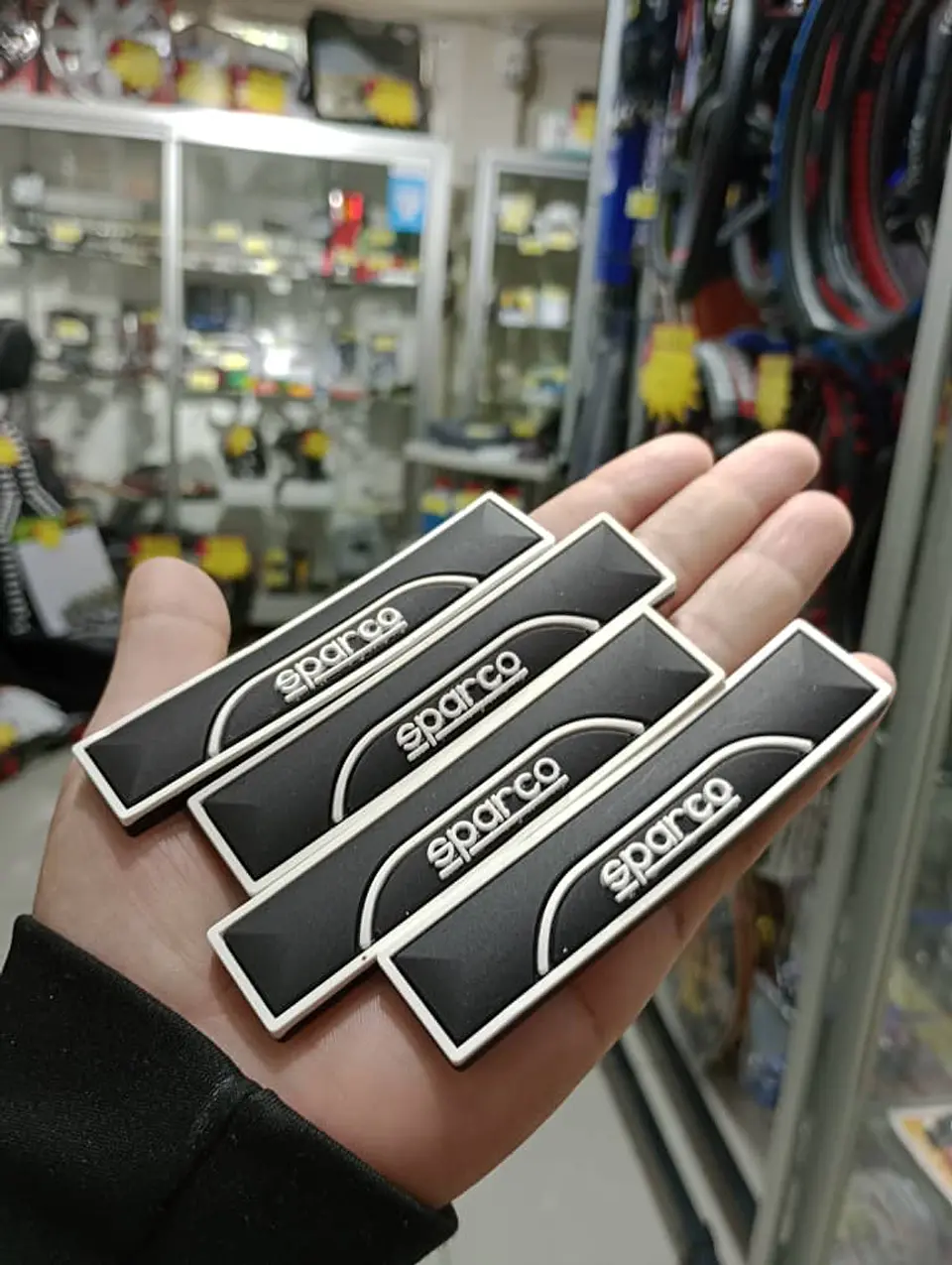 X4 Tope puertas goma anticolisión, tope retrovisor - Sparco 4