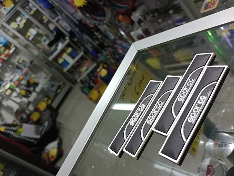 X4 Tope puertas goma anticolisión, tope retrovisor - Sparco 7