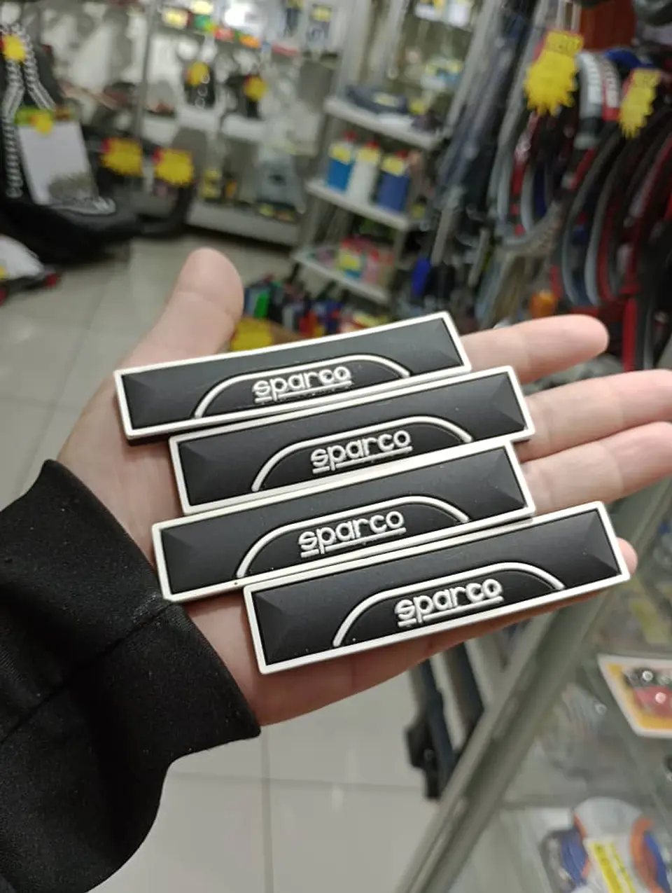 X4 Tope puertas goma anticolisión, tope retrovisor - Sparco 8