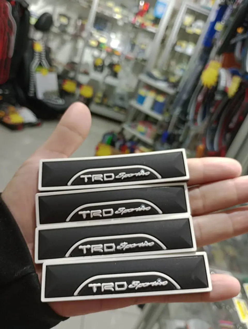 X4 Set tope de puertas goma anticolision tope de retrovisor Negro TRD 4