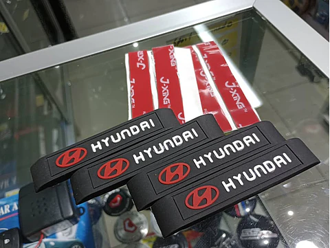 X4 Tope puertas goma anticolisión, retrovisor grande - Hyundai