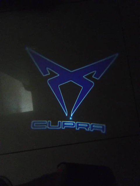 X2 luces LED cortesía para puertas - Cupra logo azul