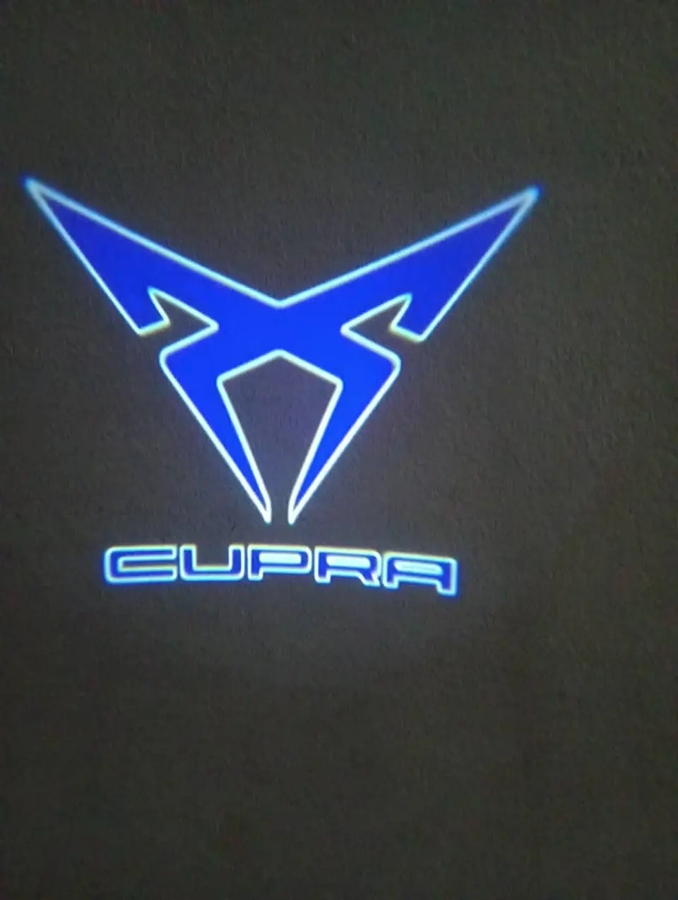 X2 luces LED cortesía para puertas - Cupra logo azul 5