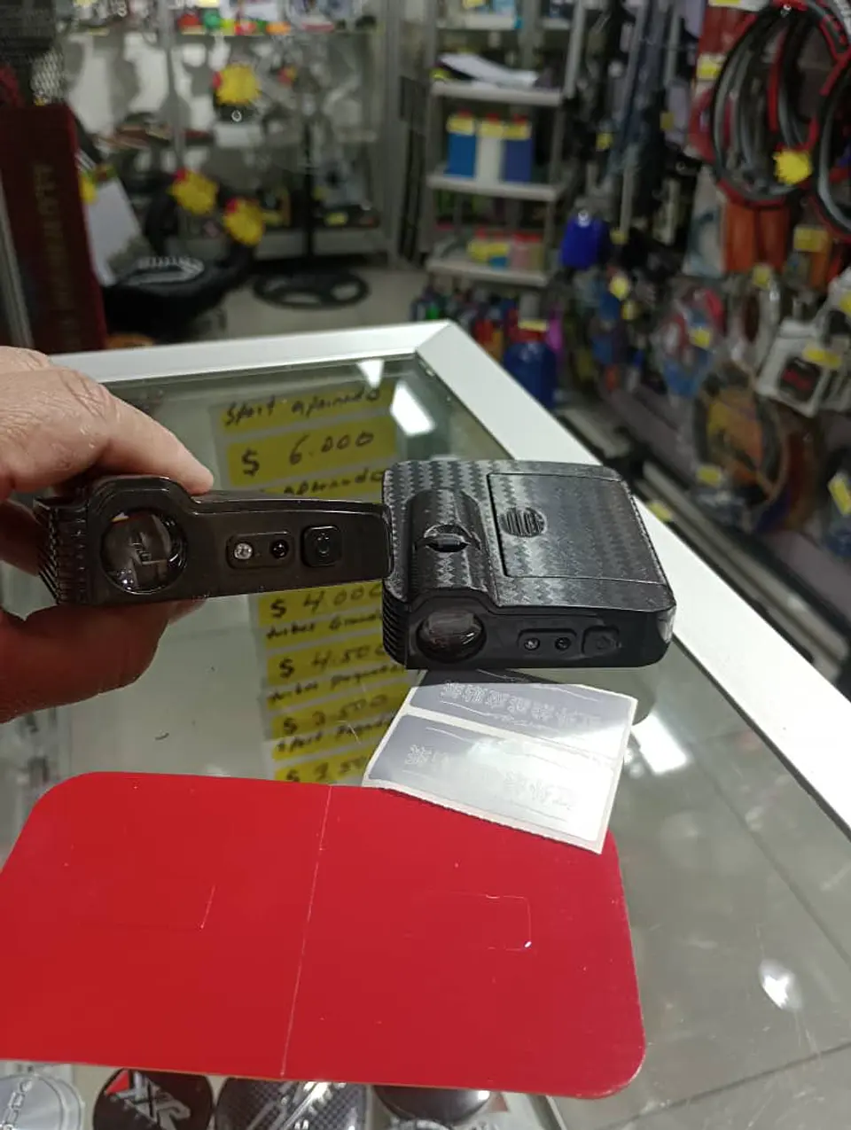 X2 luces LED cortesía para puertas - Cupra logo azul 7