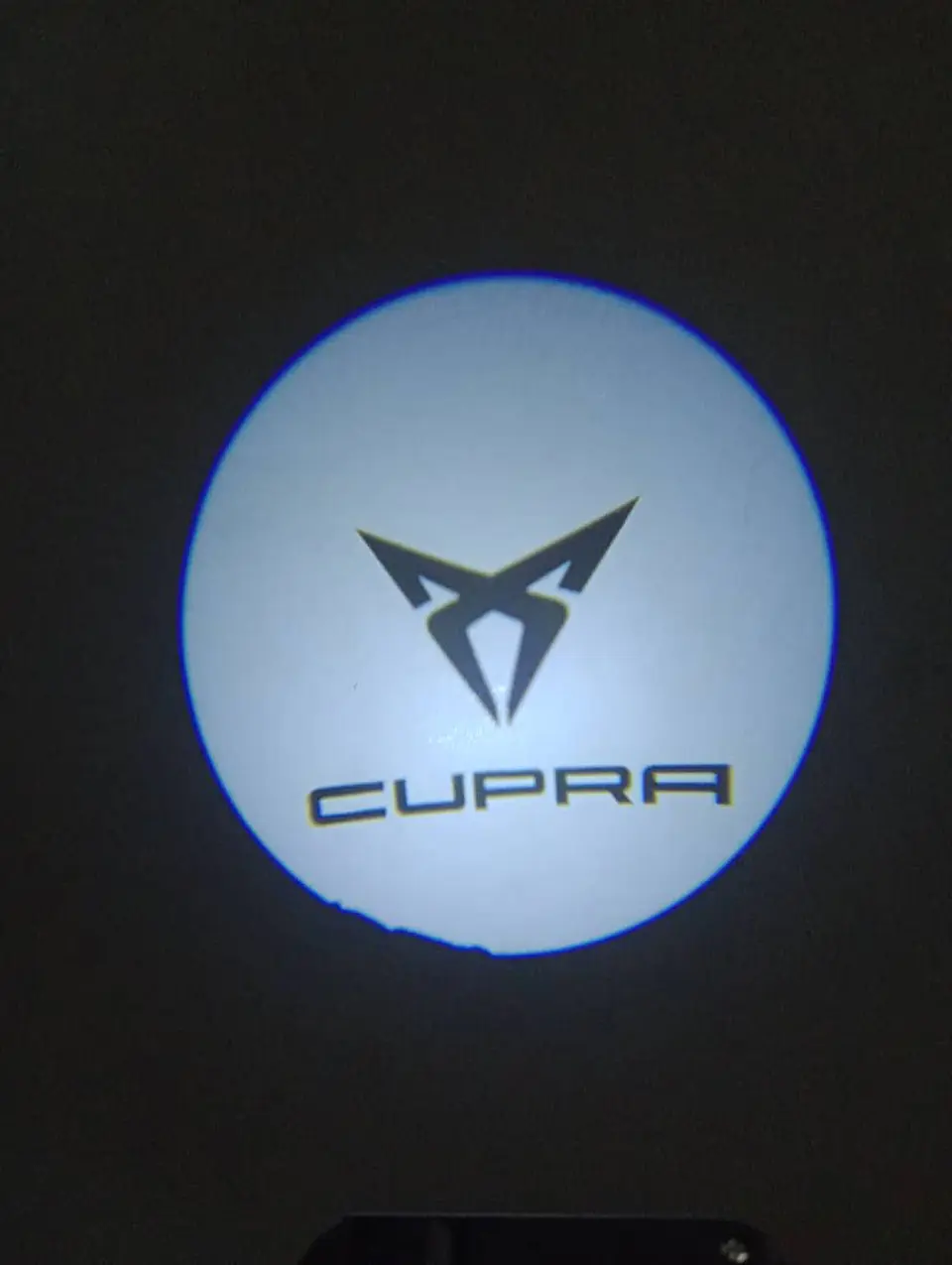 X2 luces LED cortesía para puertas - Cupra círculo blanco 4