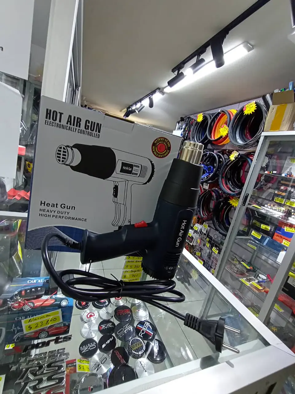 Pistola de calor regulable, pistola de aire caliente conexión 220v 15