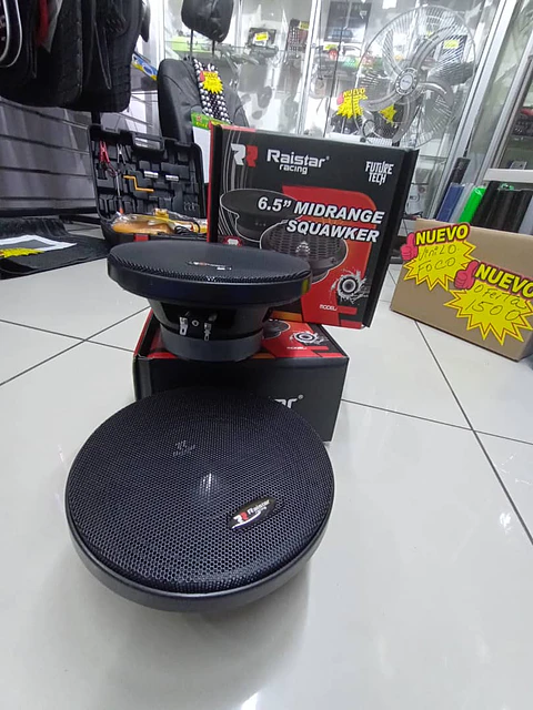 X2 Parlantes auto medio 6.5 pulgadas 500w