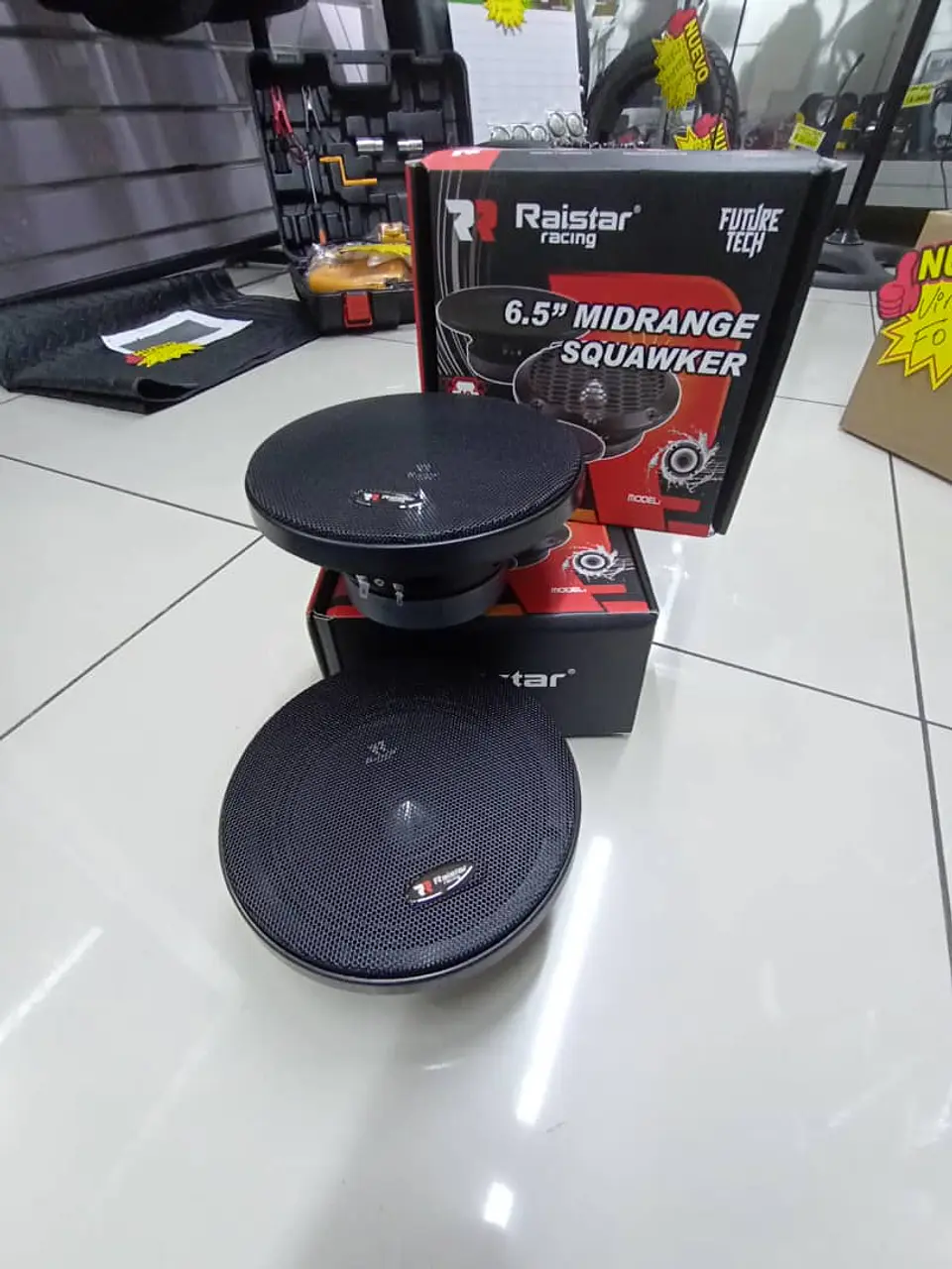 X2 Parlantes auto medio 6.5 pulgadas 500w 4