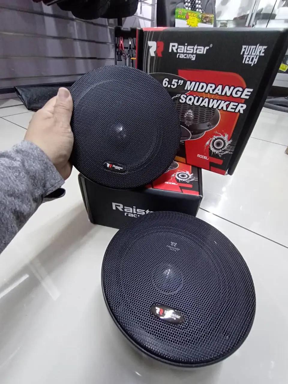 X2 Parlantes auto medio 6.5 pulgadas 500w 11