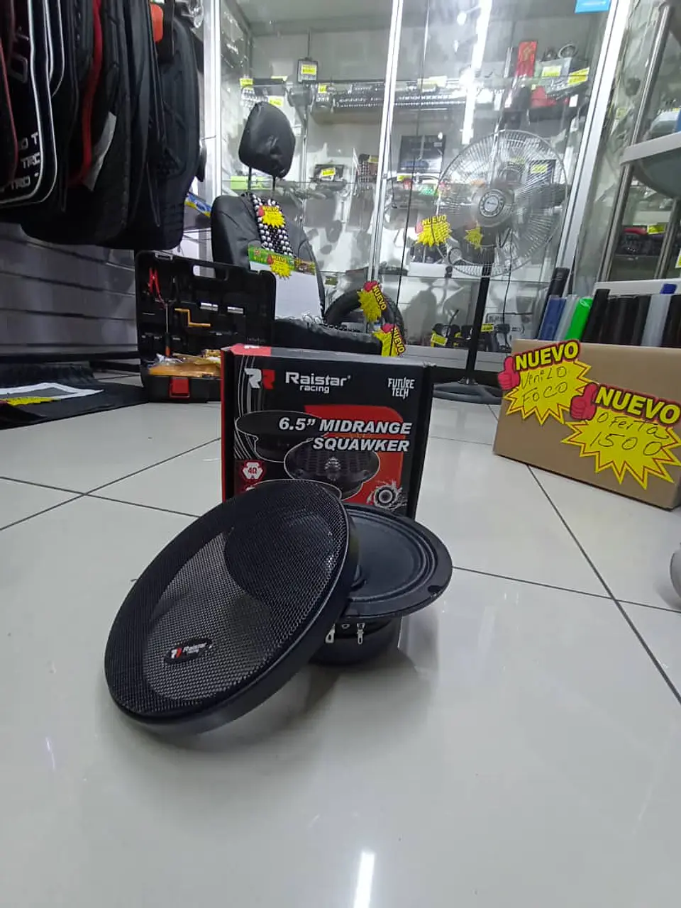 X1 Parlante auto medio 6.5 pulgadas 500w 9