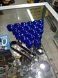 Cubierta de tuercas de neumáticos de auto, a prueba de polvo azul - Miniatura 1