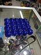 Cubierta de tuercas de neumáticos de auto, a prueba de polvo azul - Miniatura 2