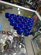 Cubierta de tuercas de neumáticos de auto, a prueba de polvo azul - Miniatura 6