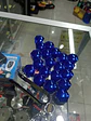 Cubierta de tuercas de neumáticos de auto, a prueba de polvo azul - Miniatura 8