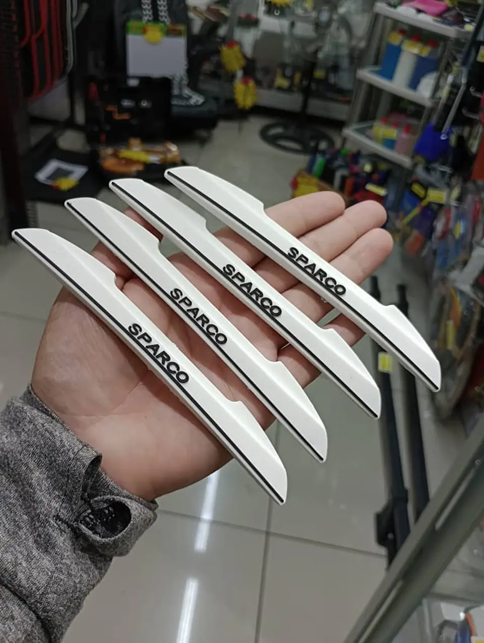 X4 topes de puertas tira de goma anticolision tope retrovisor 1