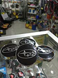 X4 Tapas centro llantas Subaru negra - Negra Plata - thumbnail 4
