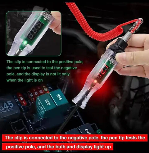 Busca polo probador de voltaje para autos y camión 3v a 48v
