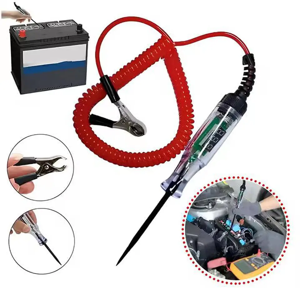 Busca polo probador de voltaje para autos y camión 3v a 48v 3