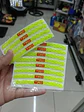 Kit STICKER adhesivos reflectivos TRD para llantas ruedas de rines - Miniatura 3