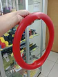 Funda cubre Volante de silicona para autos elastico color rojo - Miniatura 5