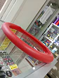 Funda cubre Volante de silicona para autos elastico color rojo - Miniatura 6