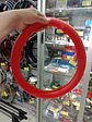 Funda cubre Volante de silicona para autos elastico color rojo - Miniatura 7