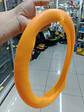 Funda cubre Volante de silicona para autos elastico color naranja - Miniatura 1