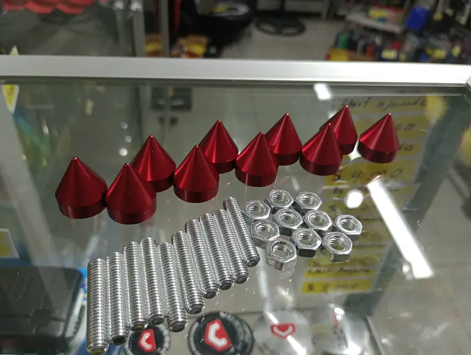 Set de 10 tornillos pernos con 10 Puntas para uso en motor 27