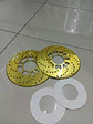 Set 2 cubiertas de disco de freno 26cm - Dorado - Miniatura 3