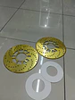 Set 2 cubiertas de disco de freno 26cm - Dorado - Miniatura 4