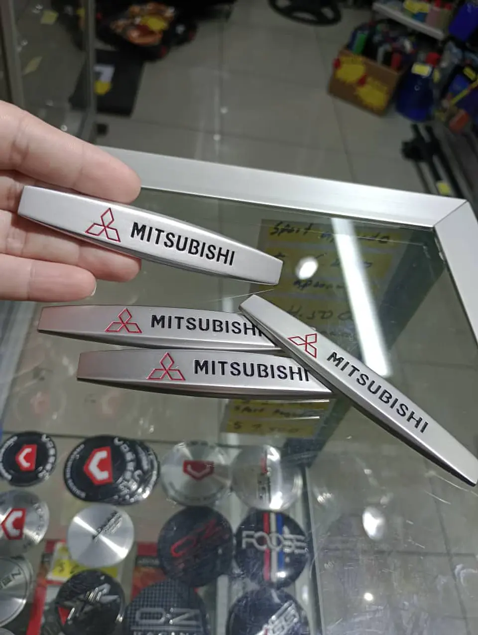 Set Tope puerta tope retrovisor tope parachoques Mitsubishi Metalico 1