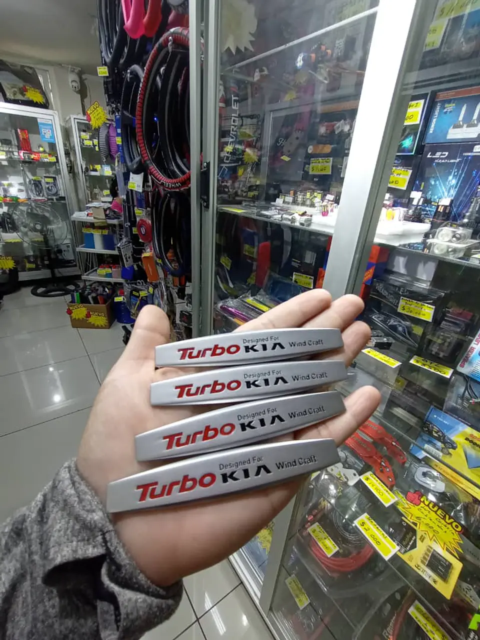 Set Tope de puerta tope de retrovisor tope parachoques Kia Metalico 14