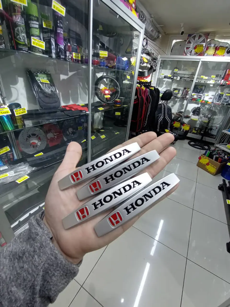 Set Tope de puerta tope retrovisor tope de parachoques Honda Metalico 16