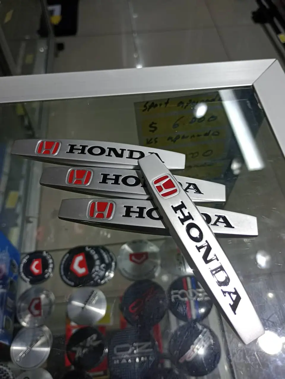 Set Tope de puerta tope retrovisor tope de parachoques Honda Metalico 17