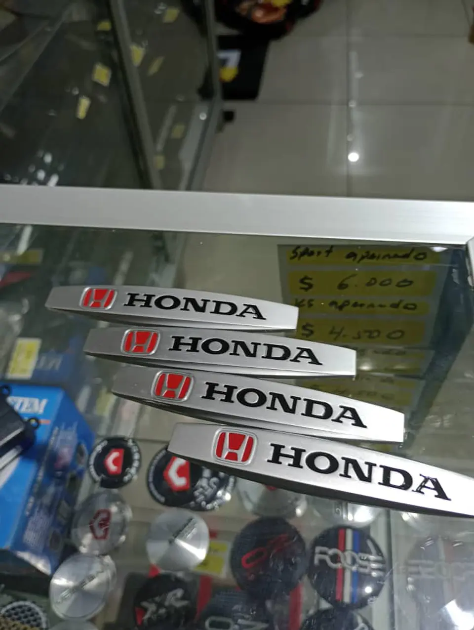 Set Tope de puerta tope retrovisor tope de parachoques Honda Metalico 20