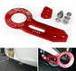 Gancho remolque arrastre aluminio trasero Tow Hook 0185 - Rojo - Miniatura 3