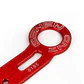 Gancho remolque arrastre aluminio trasero Tow Hook 0185 - Rojo - Miniatura 7