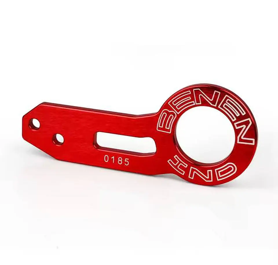 Gancho remolque arrastre aluminio trasero Tow Hook 0185 - Rojo 8