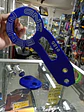 Gancho remolque arrastre aluminio trasero Tow Hook 0185 - Azul - Miniatura 4