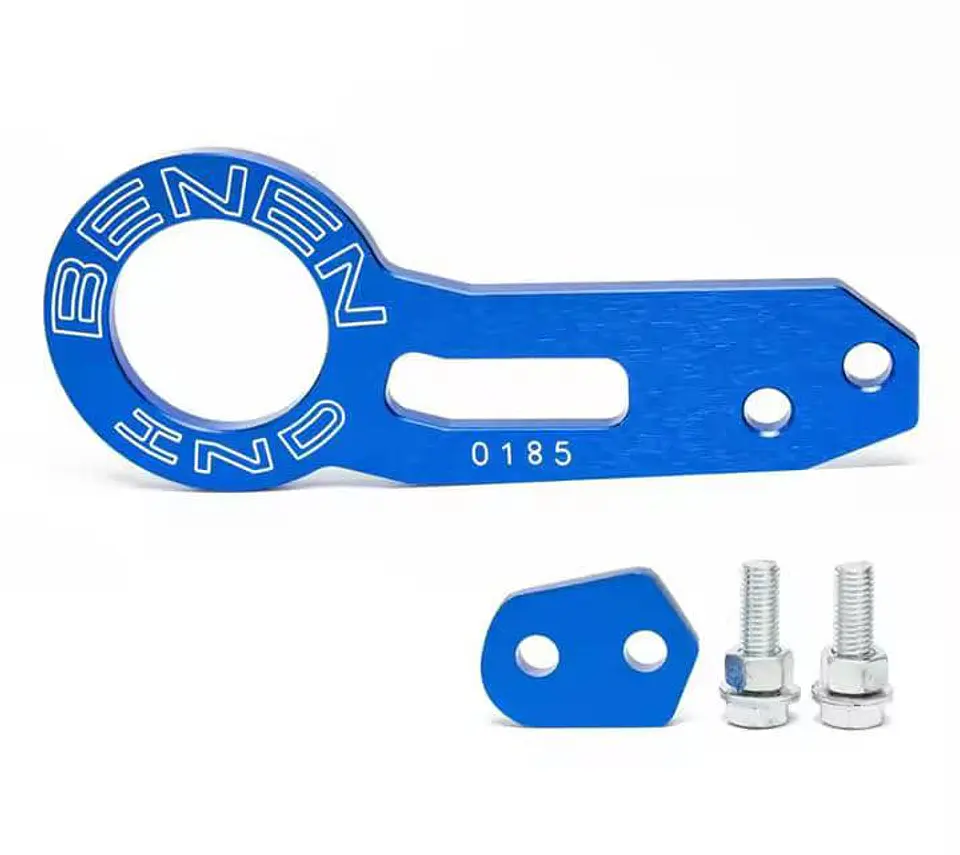 Gancho remolque arrastre aluminio trasero Tow Hook 0185 - Azul 8